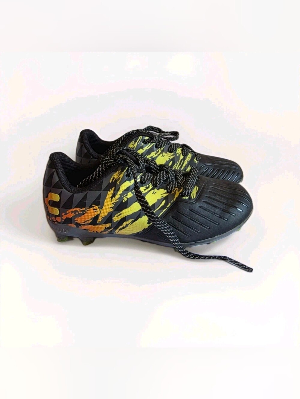 Charly Grasshopper Youth Kids' Soccer Cleat Orange Black Size 12 Girls Boys